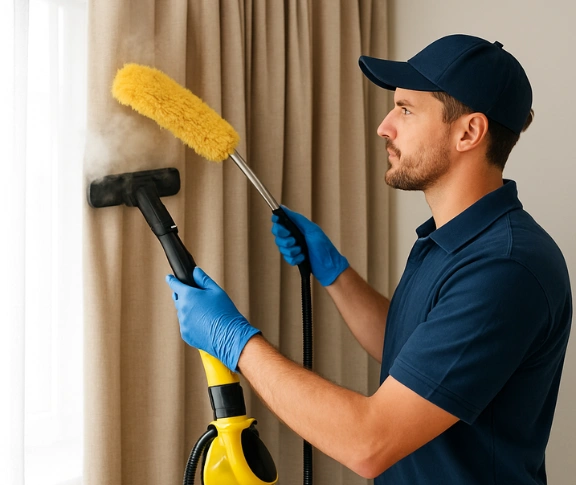 Trusted blind cleaning technician Matty Curtain Cleaning connells-point-nsw QLD