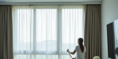 Delicate sheer drape cleaning connells-point-nsw Matty Curtain Cleaning